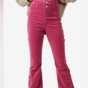 We The Free Pink Flare Pants